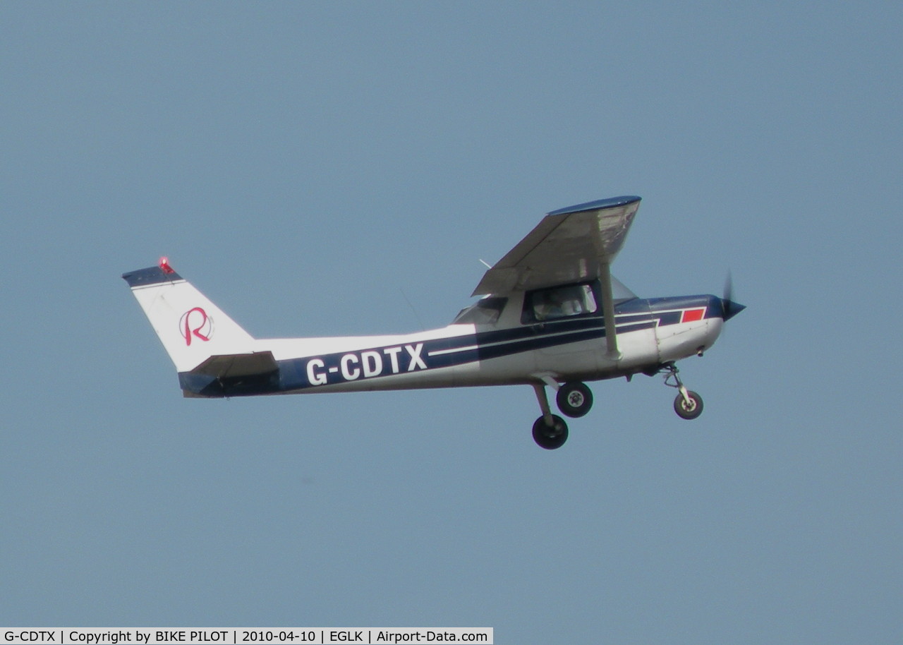 G-CDTX, 1979 Reims F152 C/N 1662, REDAIR TRAINER CLIMB OUT FROM RWY 07