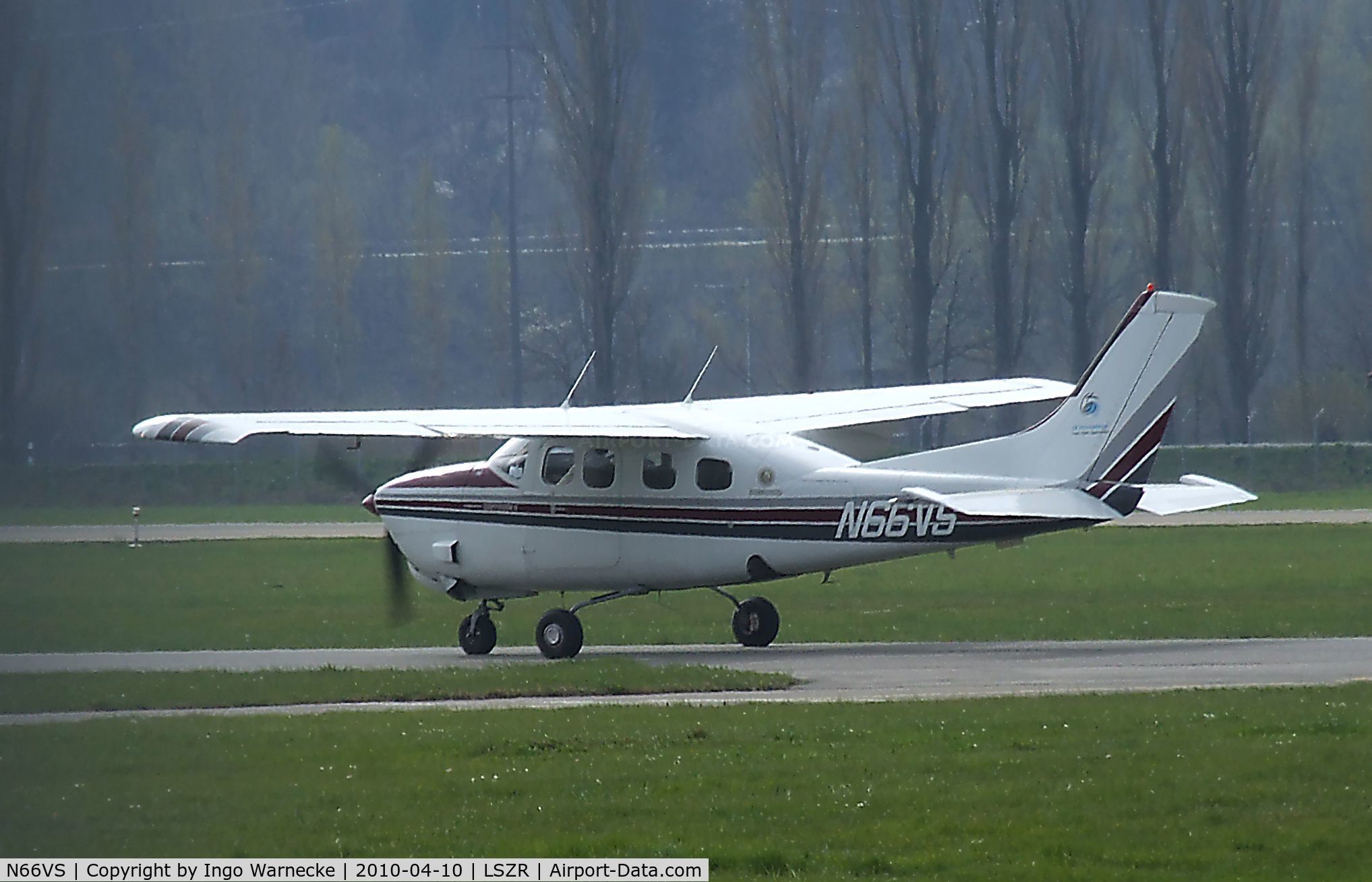 N66VS, 1979 Cessna P210N Pressurised Centurion C/N P21000421, Cessna P210N  Pressurized Centurion at St.Gallen-Altenrhein airfield