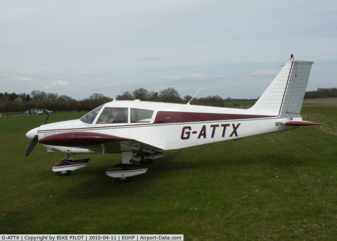 G-ATTX, 1966 Piper PA-28-180 Cherokee C C/N 28-3390, JODEL FLY-IN 2010-04-11