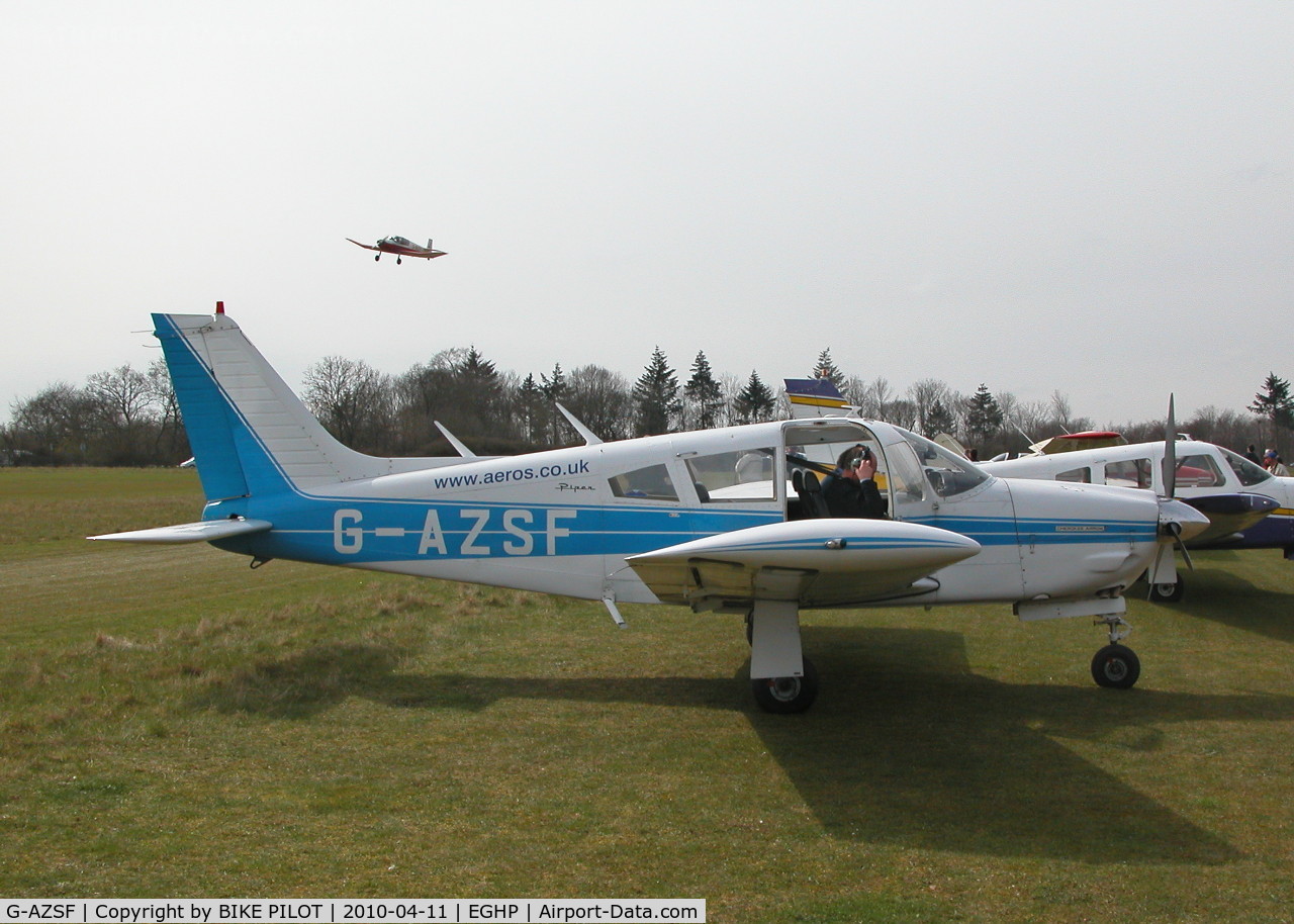 G-AZSF, 1972 Piper PA-28R-200-2 Cherokee Arrow II C/N 28R-7235048, JODEL FLY-IN 2010-04-11