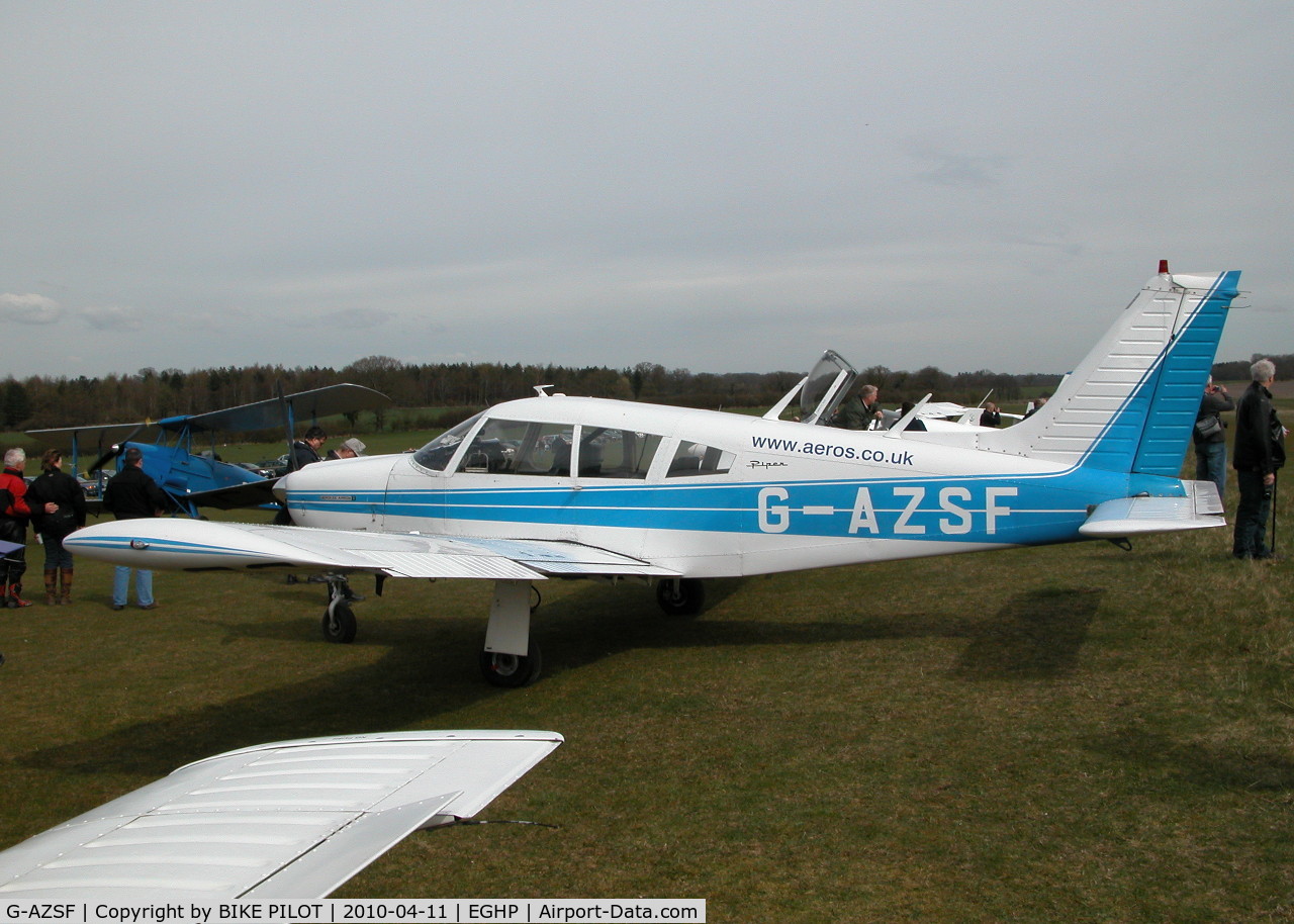G-AZSF, 1972 Piper PA-28R-200-2 Cherokee Arrow II C/N 28R-7235048, JODEL FLY-IN 2010-04-11