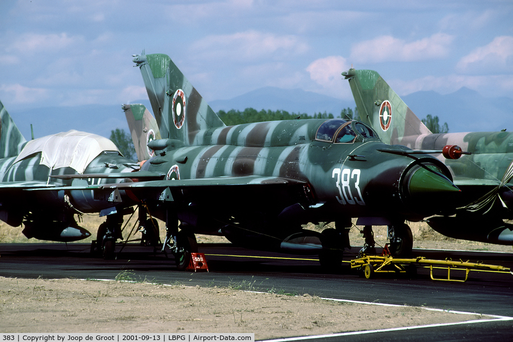 383, Mikoyan-Gurevich MiG-21bis C/N 750944383, a couple of great many MiG-21s in open storage at Graf Ignatievo.