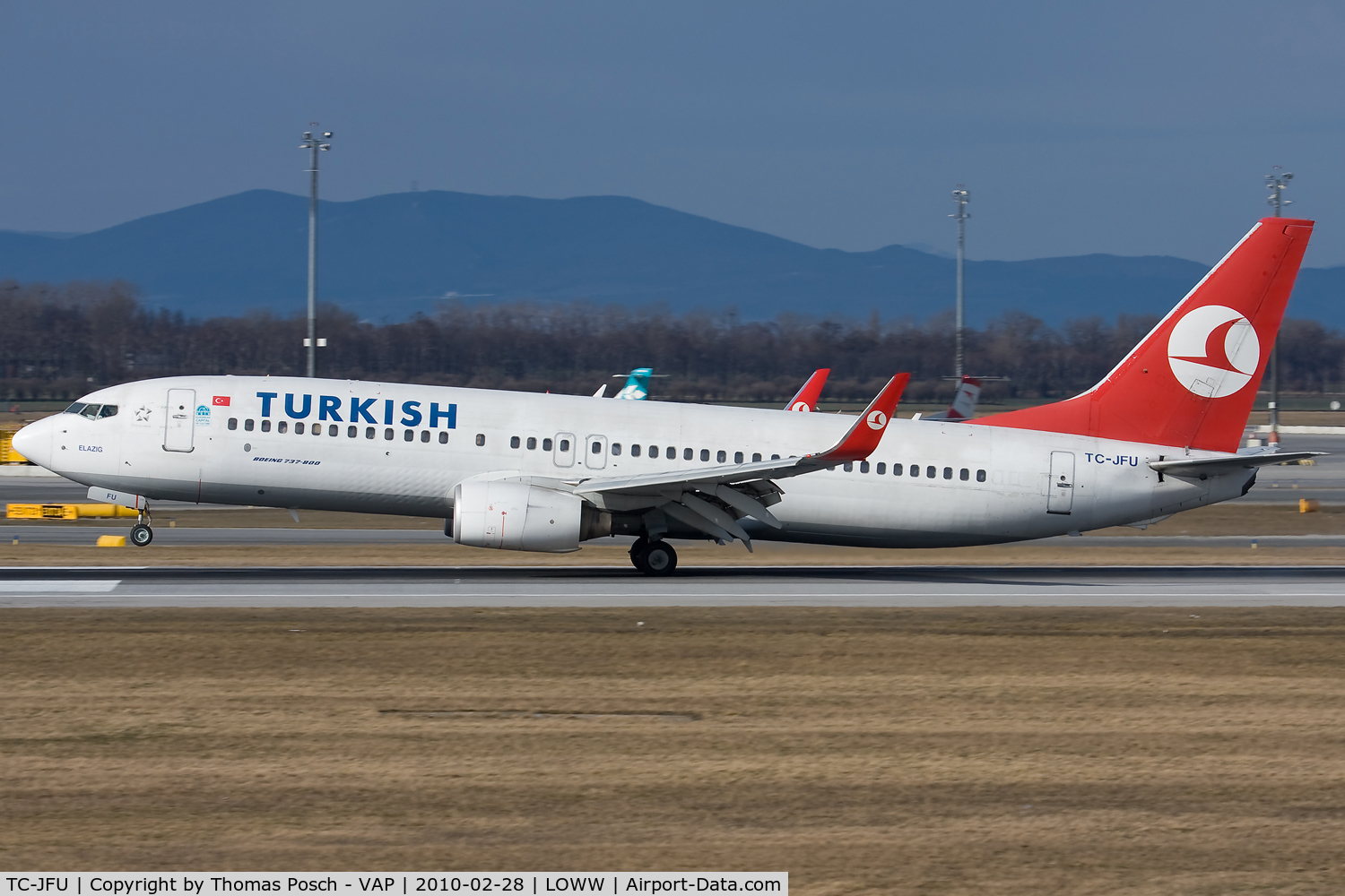 TC-JFU, 1999 Boeing 737-8F2 C/N 29781, Turkish Airlines