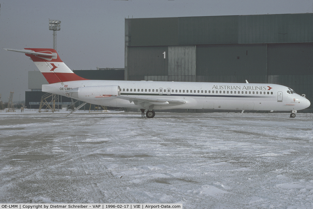 OE-LMM, 1993 McDonnell Douglas MD-83 (DC-9-83) C/N 53377, Austrian Airlines MD87