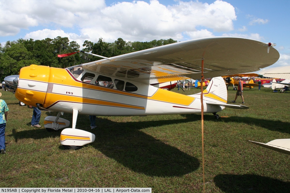 N195AB, 1952 Cessna 190 C/N 7794, Cessna 190