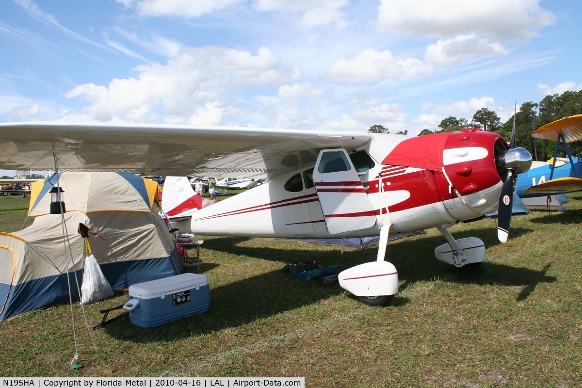 N195HA, 1965 Cessna 195 C/N 7438, Cessna 195