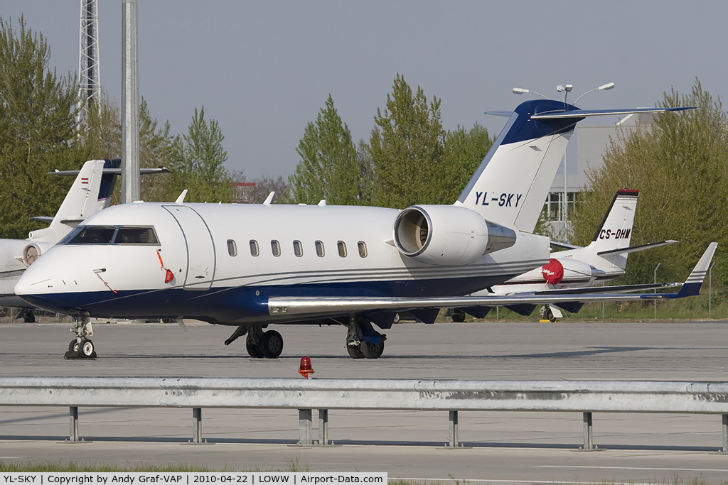 YL-SKY, 2002 Bombardier Challenger 604 (CL-600-2B16) C/N 5532, CL-600