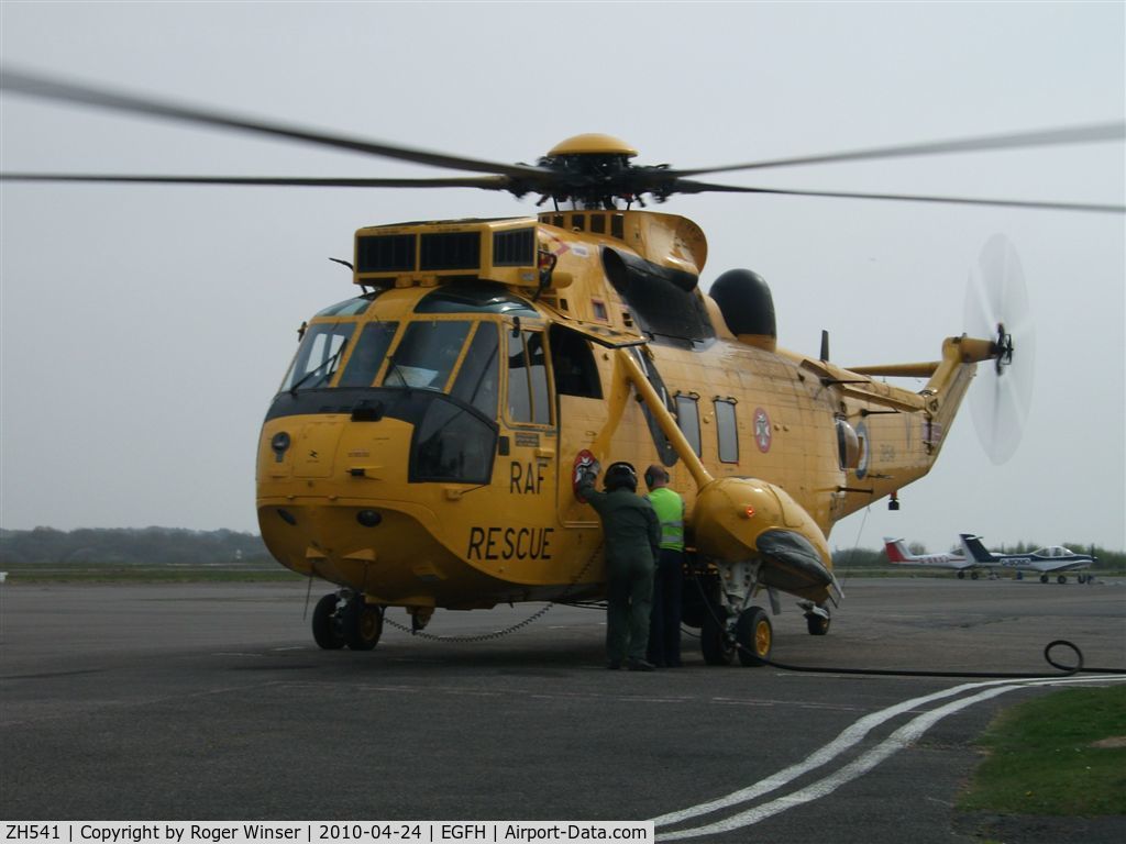 ZH541, Westland Sea King HAR.3A C/N WA1007, Thirsty Sea King. Coded V and operated by A Flight of 22 Squadron RAF
