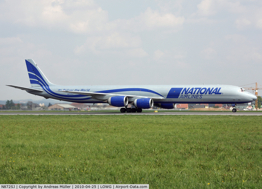 N872SJ, 1969 Douglas DC-8-71F C/N 46040, Nice visitor.