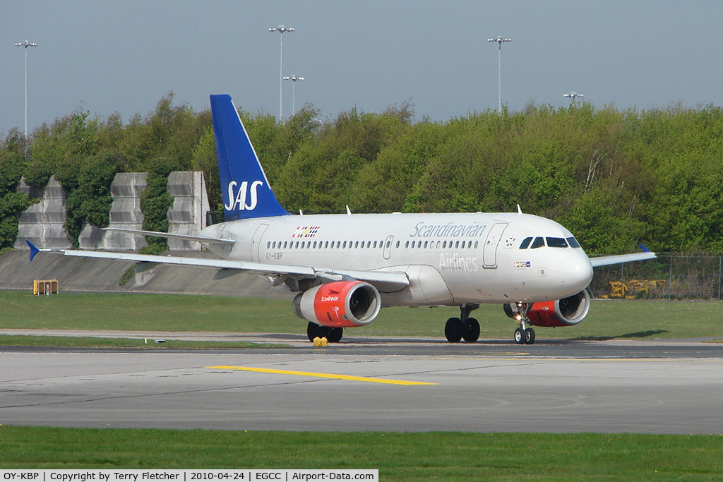 OY-KBP, 2006 Airbus A319-132 C/N 2888, SAS A319 at Manchester