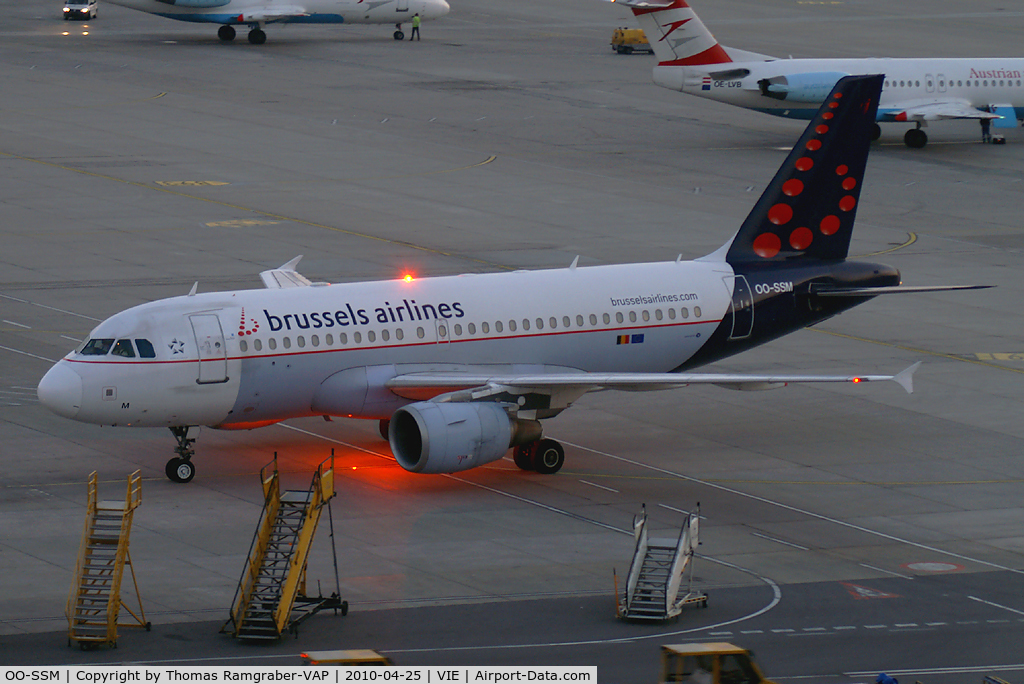 OO-SSM, 2000 Airbus A319-112 C/N 1388, Brussels Airlines Airbus A319