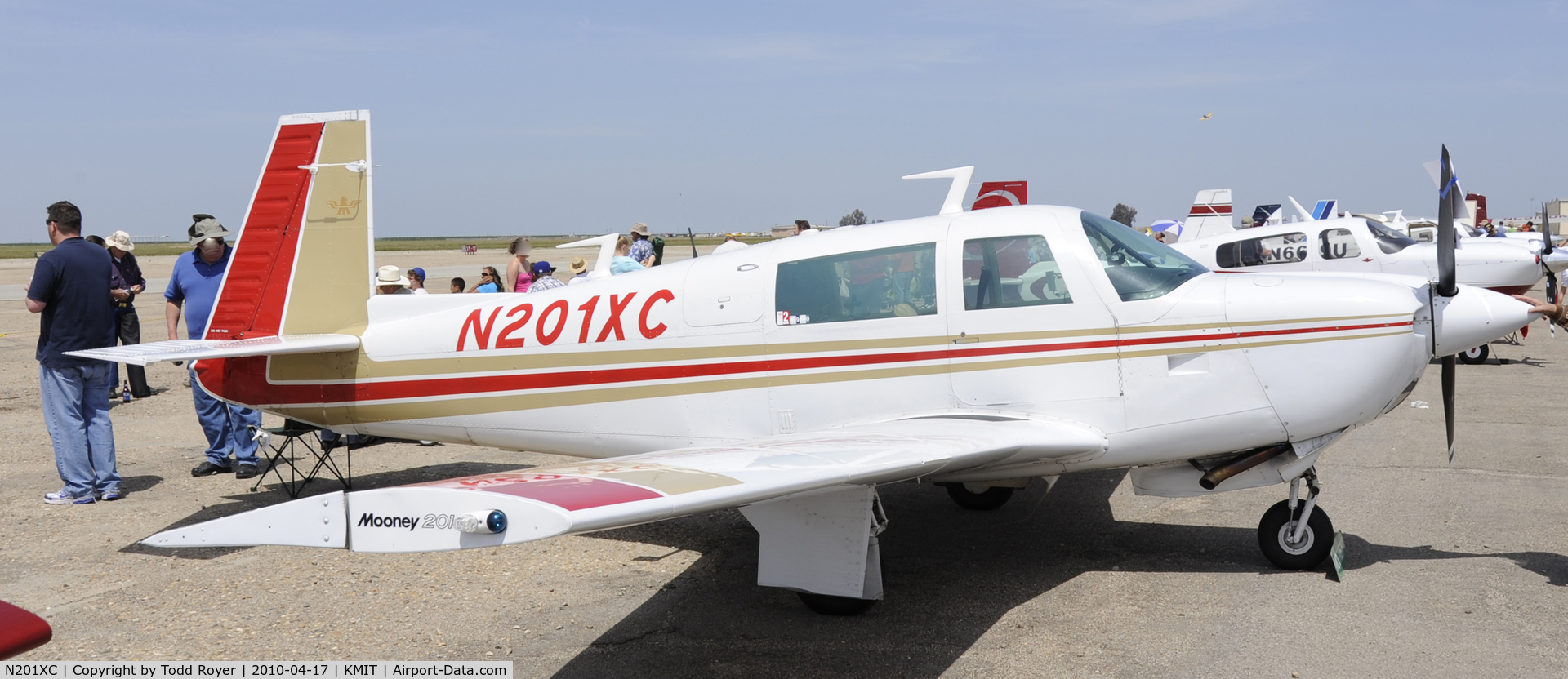 N201XC, 1977 Mooney M20J 201 C/N 24-0346, Minter Field fly in 2010
