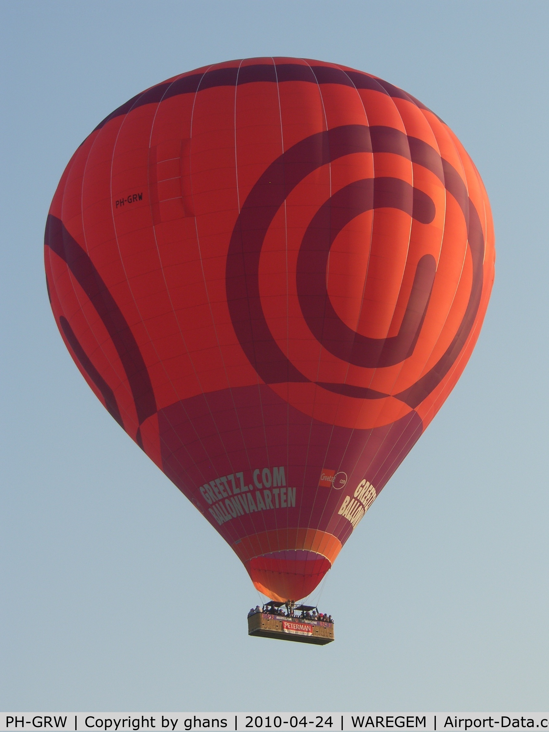 PH-GRW, 2009 Cameron Balloons Ltd. Z-600 C/N 11263, First flight of the Cameron Z-600 at Waregem Belgium 