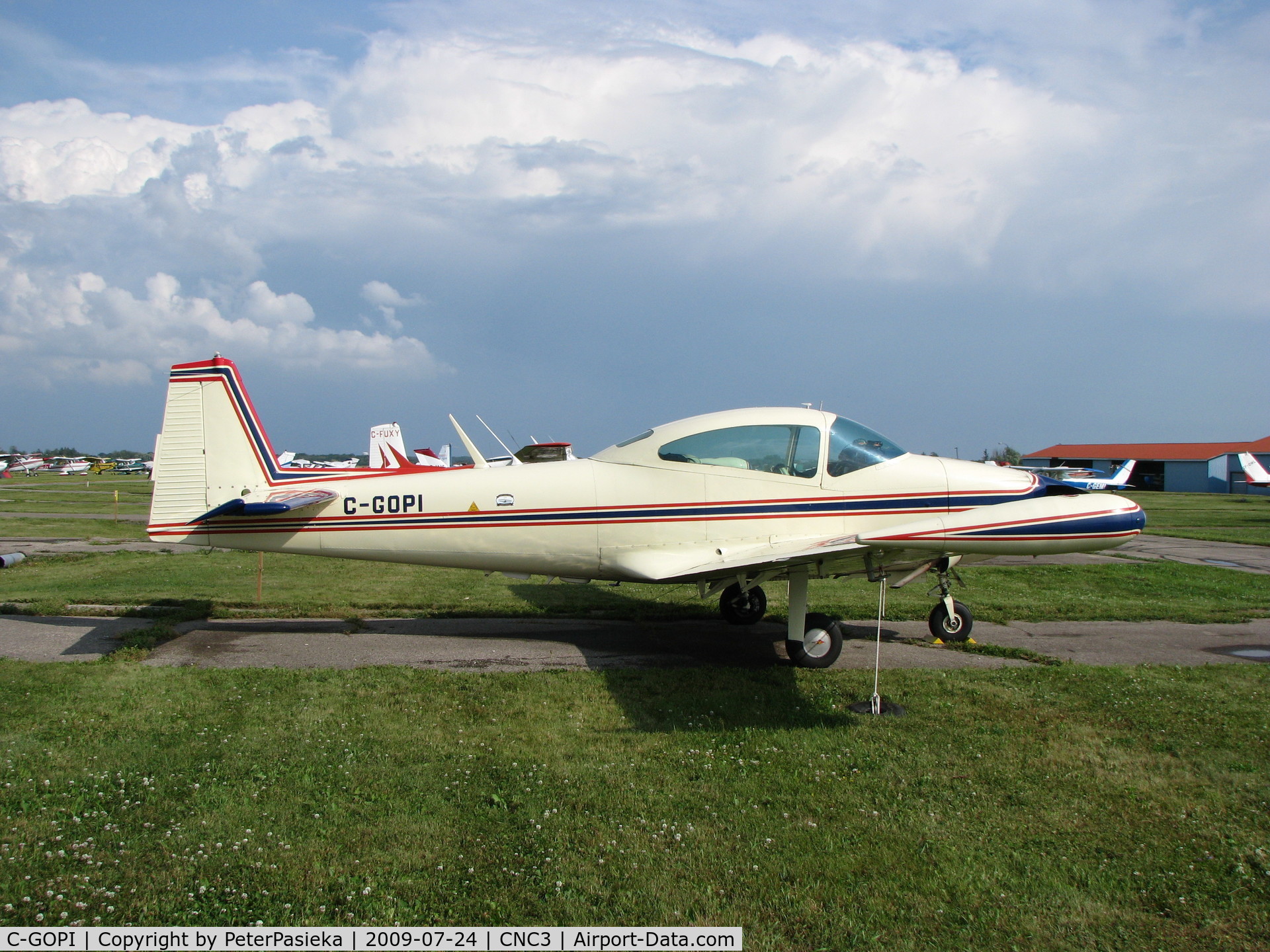 C-GOPI, North American Navion L-17A C/N NAV-4-1088, @ Brampton Airport