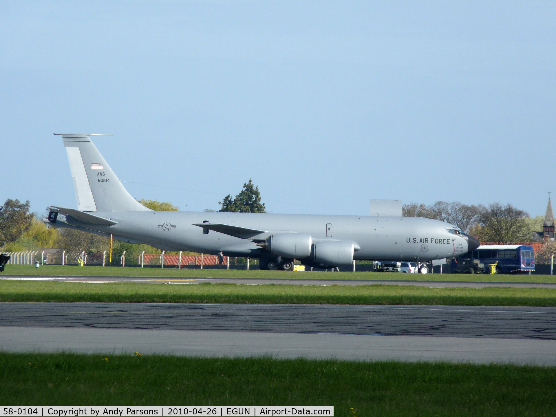 58-0104, 1958 Boeing KC-135R Stratotanker C/N 17849, Visiting Mildenhall