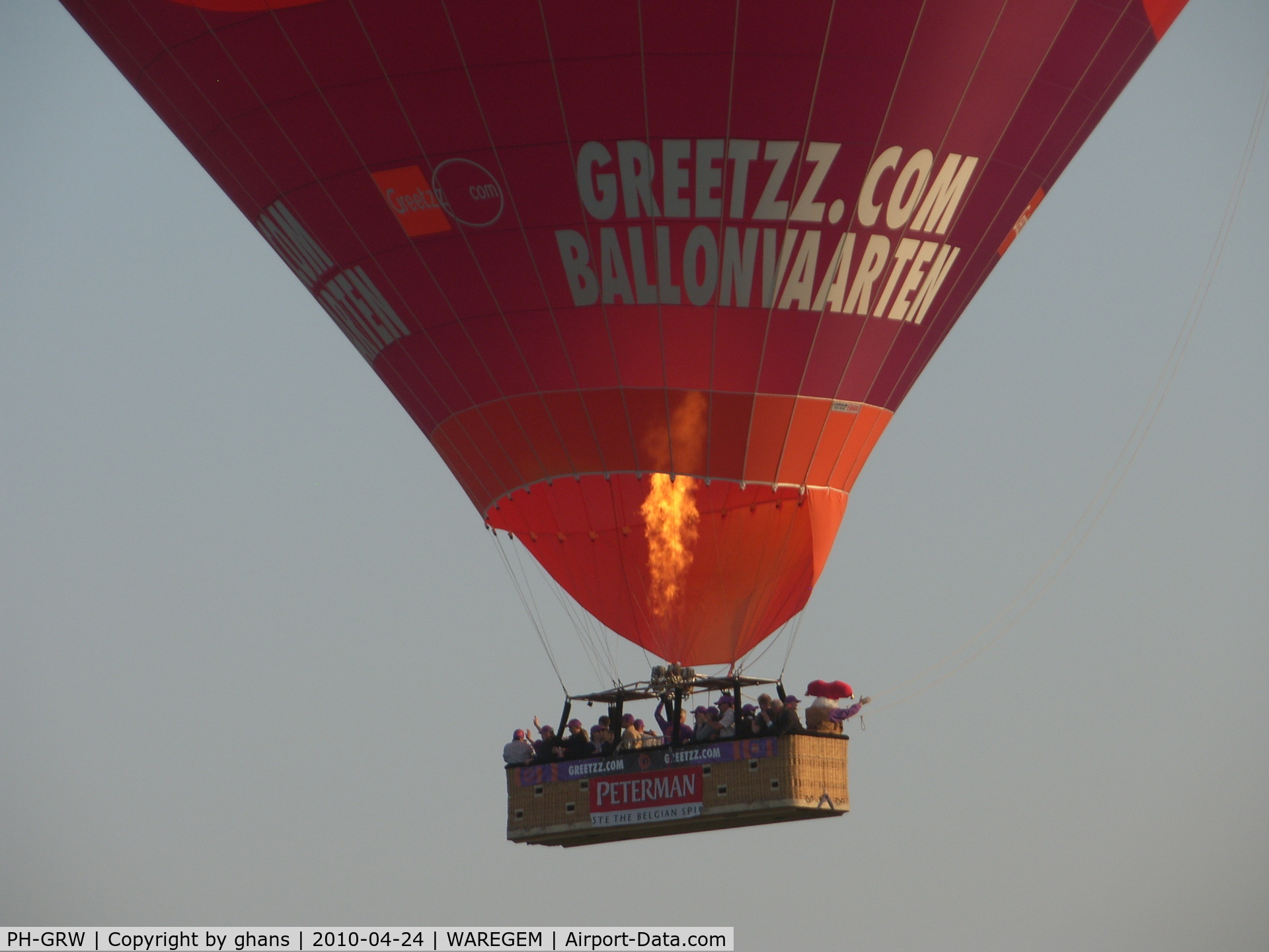 PH-GRW, 2009 Cameron Balloons Ltd. Z-600 C/N 11263, Basket over 6 meters wide carriïng 32 passengers