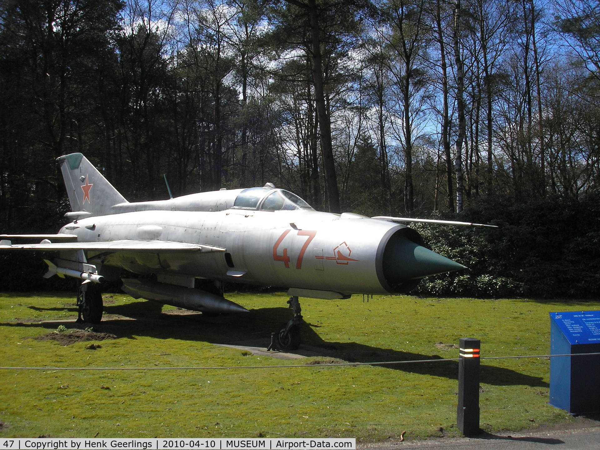 47, Mikoyan-Gurevich MiG-21GPFM C/N Not found 47, MLM Dutch AF Museum - Soesterberg