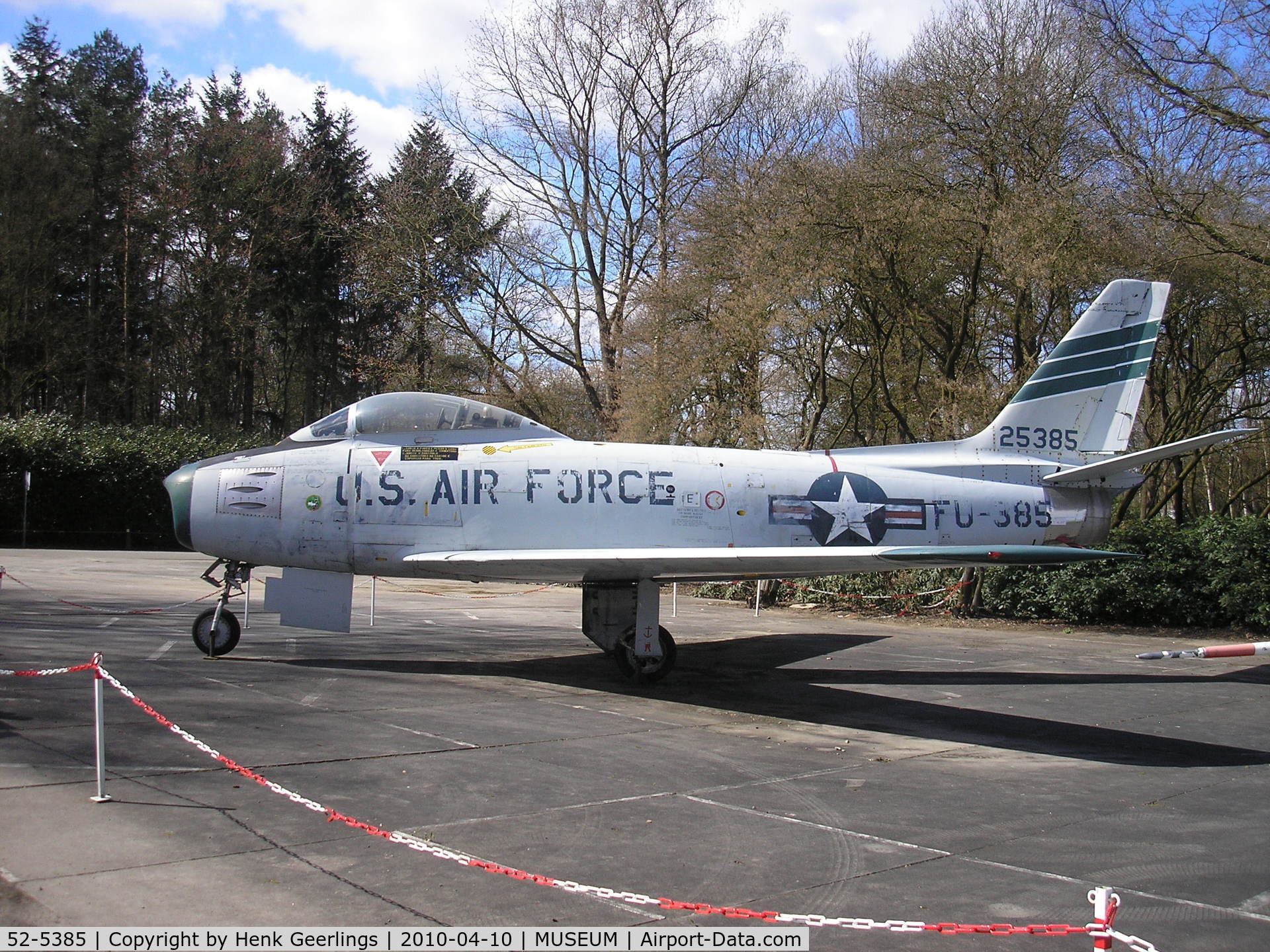 52-5385, 1952 North American F-86F Sabre C/N 191-876, MLM Dutch AF Museum - Soesterberg