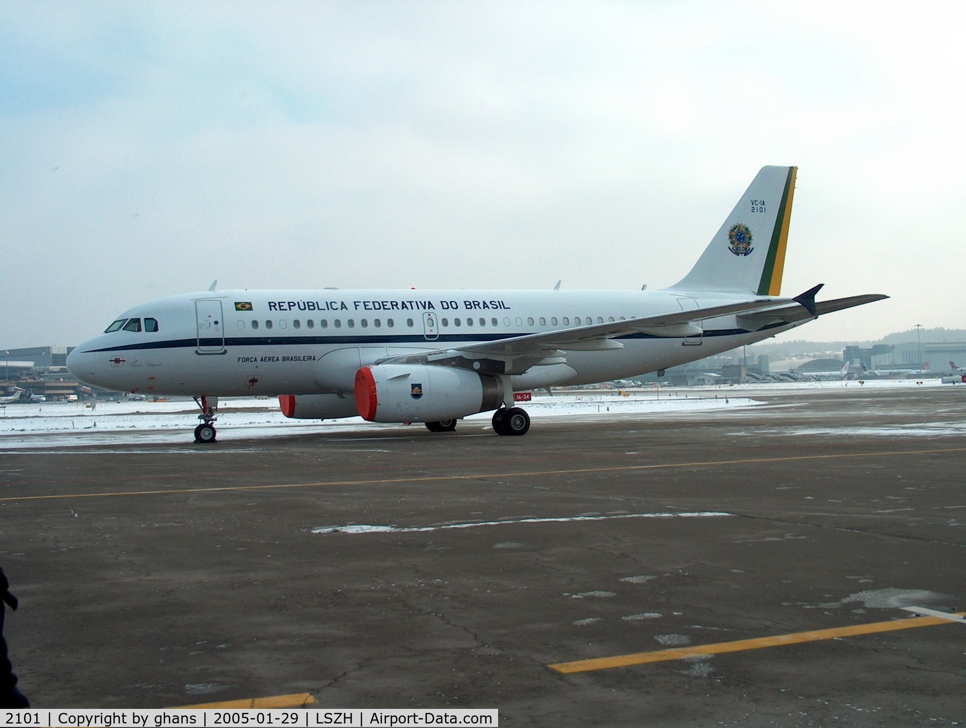 2101, 2004 Airbus VC-1A (A319-133/CJ) C/N 2263, At W.E.F. 2005