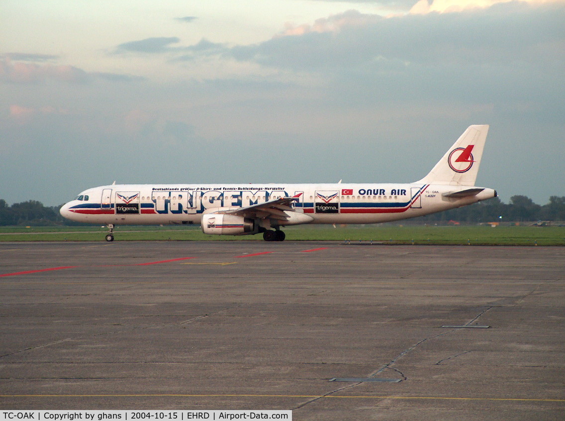 TC-OAK, 1999 Airbus A321-231 C/N 954, Former Aero-Lloyd now operated by Onur.