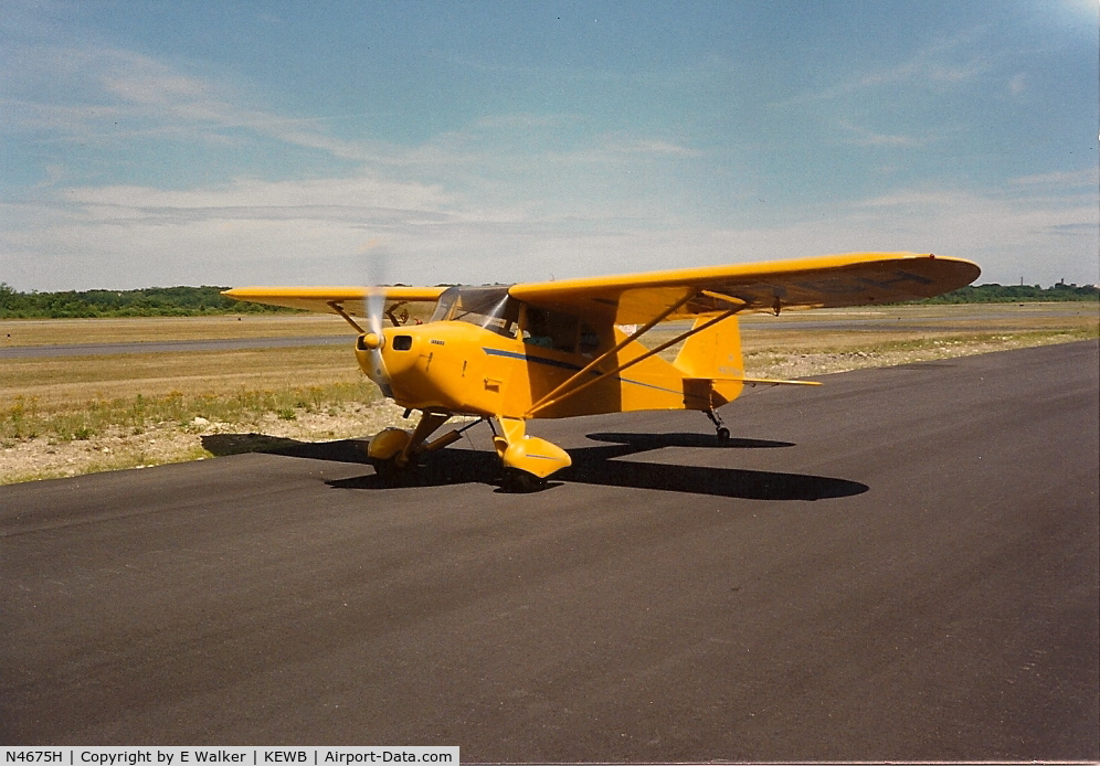 N4675H, 1948 Piper PA-17 Vagabond C/N 15-374, Returning from test flight after extensive rebuild