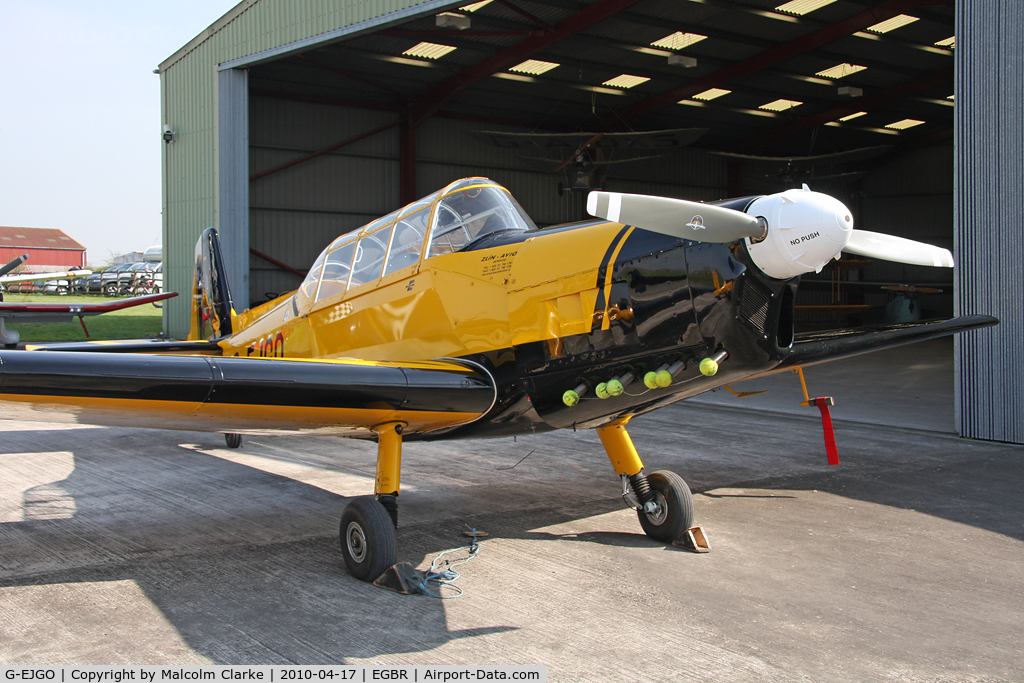 G-EJGO, 1958 Zlin Z-226 Trener C/N 199, Zlin Z-226 Trener at Breighton Airfield in 2010.