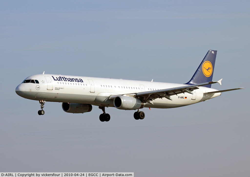 D-AIRL, 1994 Airbus A321-131 C/N 505, Lufthansa