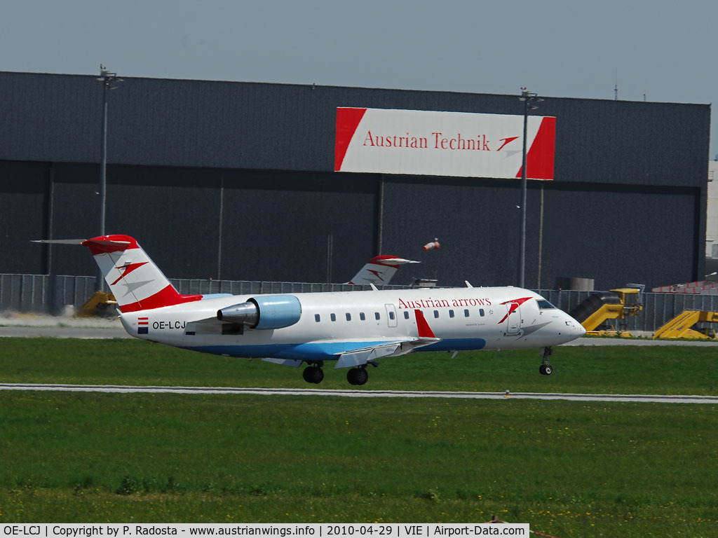OE-LCJ, 1996 Canadair CRJ-200LR (CL-600-2B19) C/N 7142, Time to say Good bye ... the CRJ will leave the Austrian Fleet on 30th April 2010