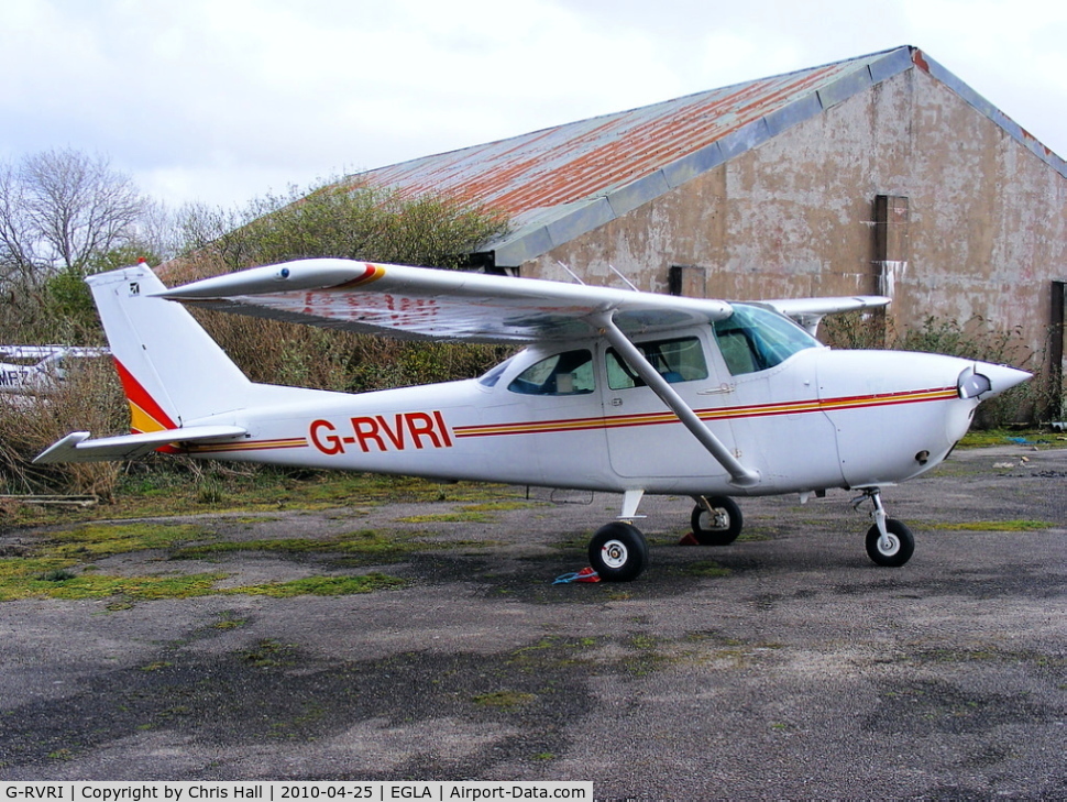 G-RVRI, 1967 Cessna 172H C/N 17255822, ex Ravenair C172, now owned by Truro Aerodrome Ltd