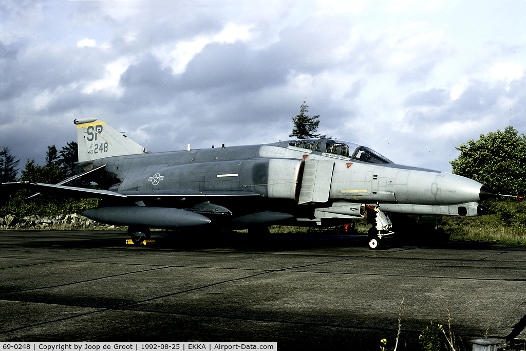69-0248, 1969 McDonnell Douglas F-4G Phantom II C/N 3773, picture of this Tactical Fighter Weaponry participant in the evening light.