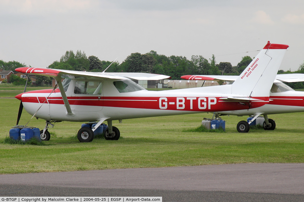 G-BTGP, 1976 Cessna 150M C/N 150-78921, Cessna 150M at Peterborough Sibson Airfield, UK in 2004.