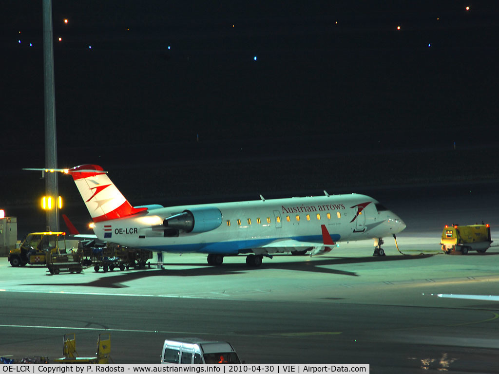 OE-LCR, 2003 Canadair CRJ-200LR (CL-600-2B19) C/N 7910, Just returned from the last CRJ operated scheduled passenger flight for Austrian Airlines / OS 422 from NCE