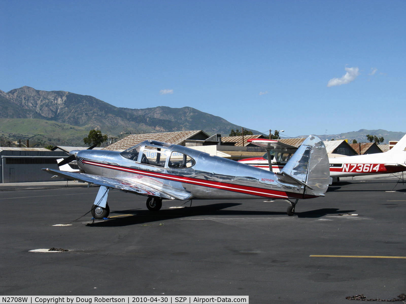 N2708W, 1950 Temco GC-1B Swift C/N 3741, 1950 Temco GC-1B SWIFT, Continental O-300-A 145 Hp upgrade, mirror-polished show plane