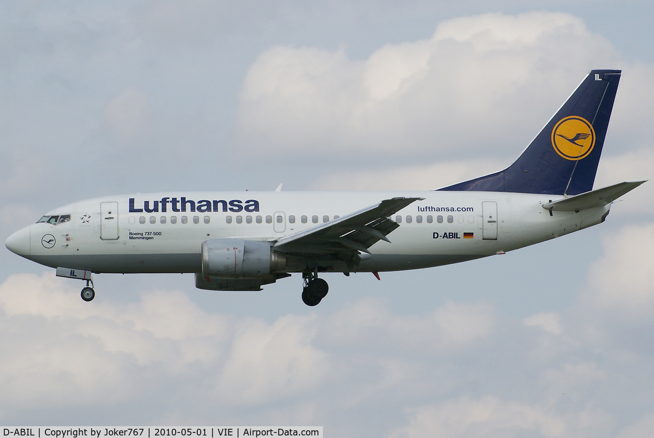 D-ABIL, 1991 Boeing 737-530 C/N 24824, Lufthansa Boeing 737-530