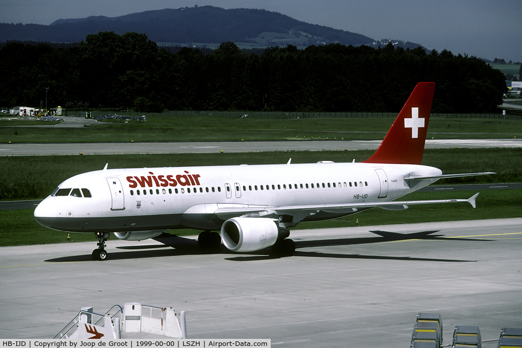 HB-IJD, 1995 Airbus A320-214 C/N 553, when Swissair was not bankrupt...