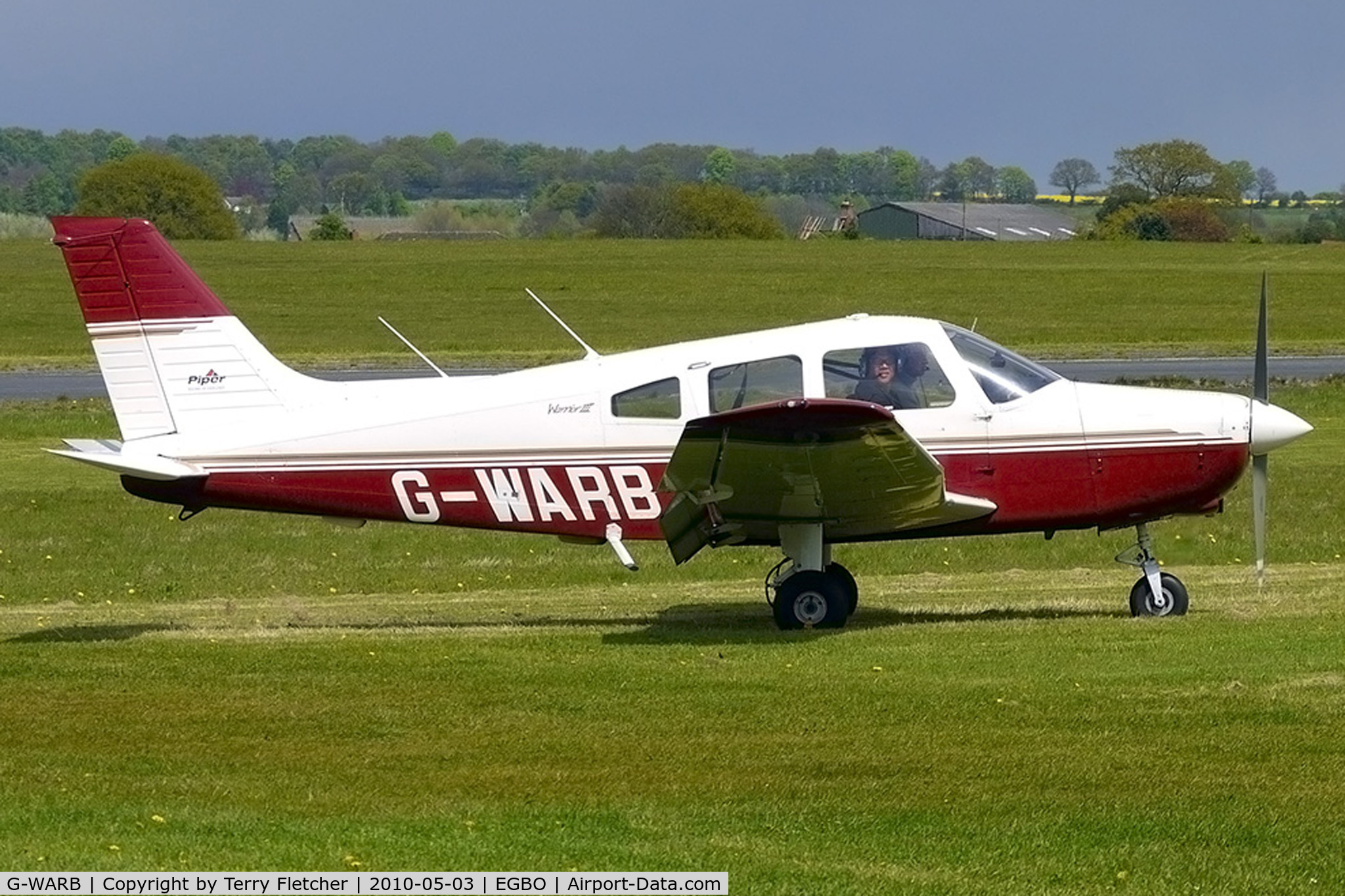 G-WARB, 1998 Piper PA-28-161 Cherokee Warrior III C/N 28-42034, 1998 New Piper Aircraft Inc PIPER PA-28-161 at Wolverhampton on 2010 Wings and Wheels Day