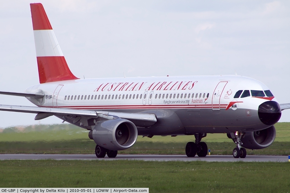 OE-LBP, 1998 Airbus A320-214 C/N 797, AUSTRIAN AIRLINES
