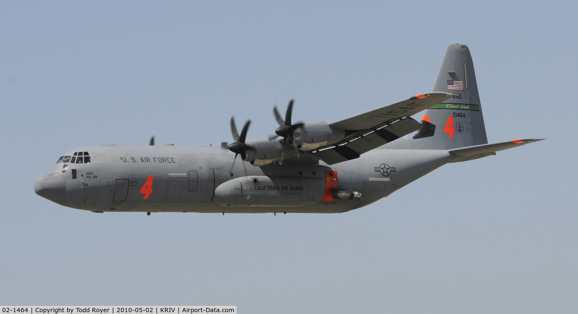 02-1464, 2003 Lockheed Martin C-130J-30 Super Hercules C/N 382-5552, Minter Field fly in 2010