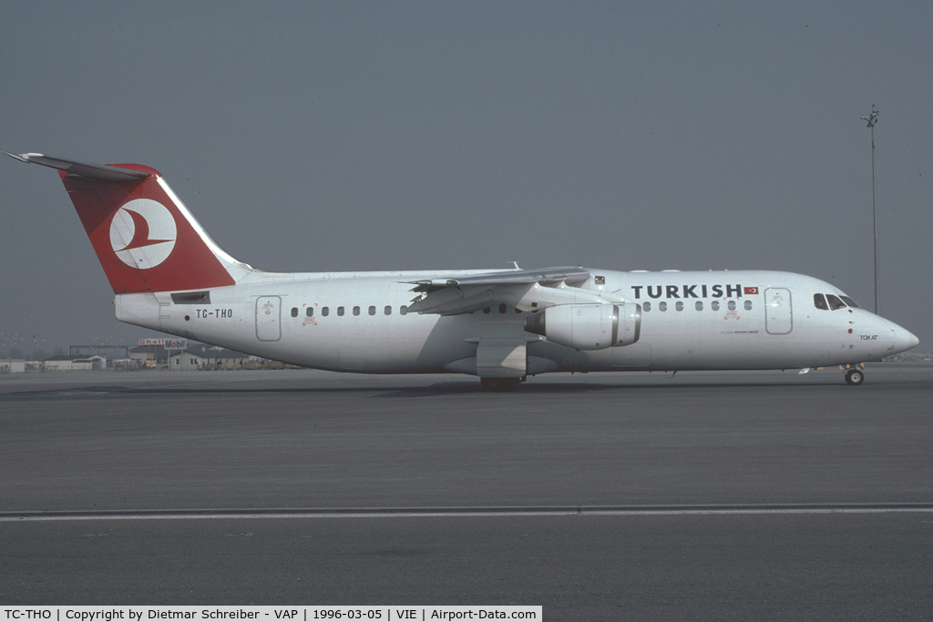 TC-THO, 1995 British Aerospace Avro 146-RJ100 C/N E3265, Turkish Bae 146
