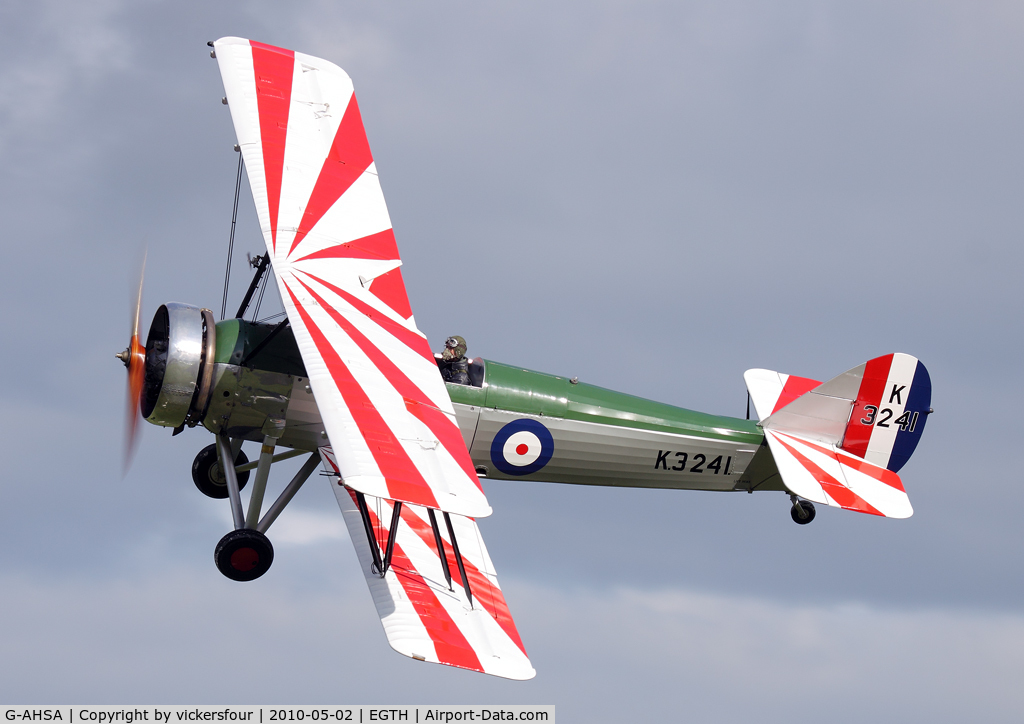 G-AHSA, 1933 Avro 621 Tutor C/N K3215, Shuttleworth Trust. Marked as 'K3241'. Old Warden, Bedfordshire.