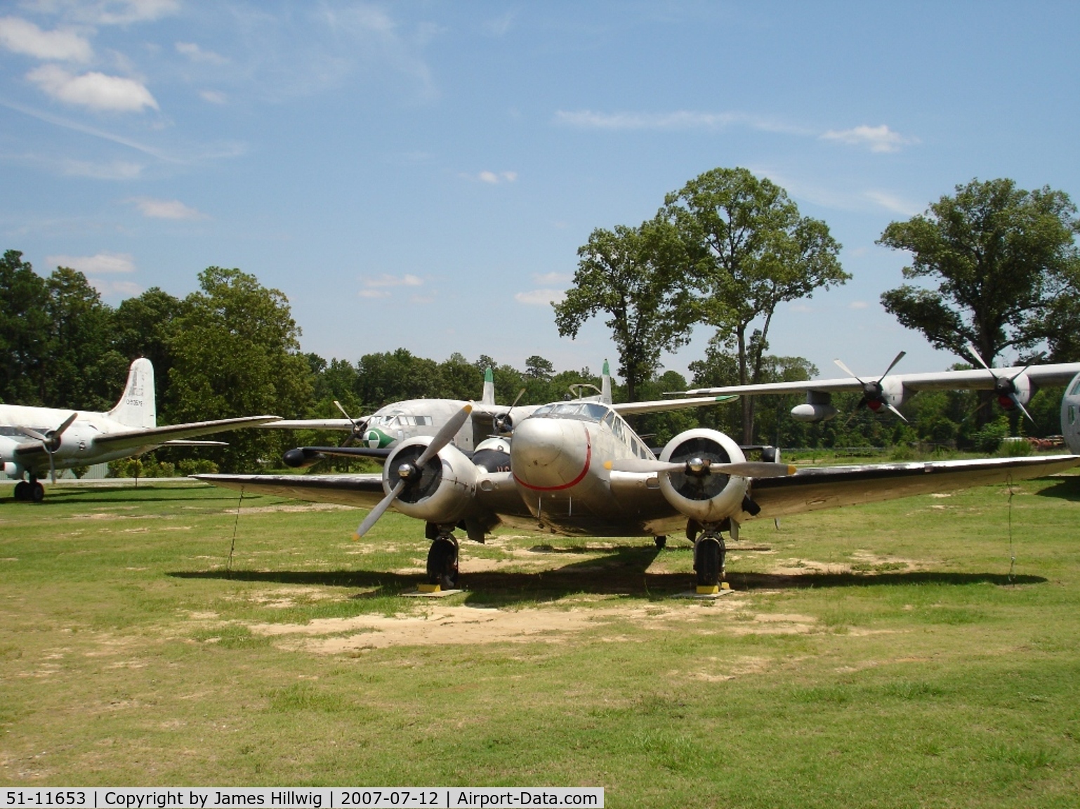 51-11653, 1951 Beech C-45G Expeditor C/N AF-210, At Warner Robins Air Force Musuem