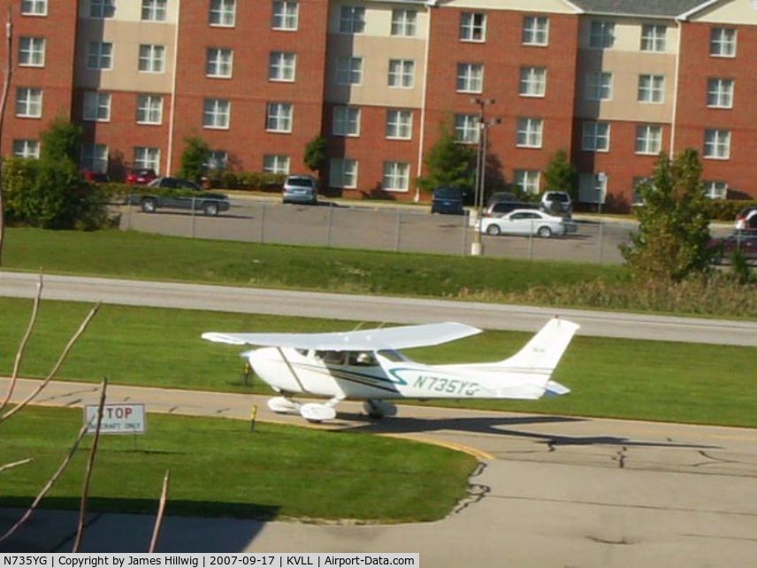 N735YG, 1977 Cessna 182Q Skylane C/N 18265786, At Troy - Oakland Airport