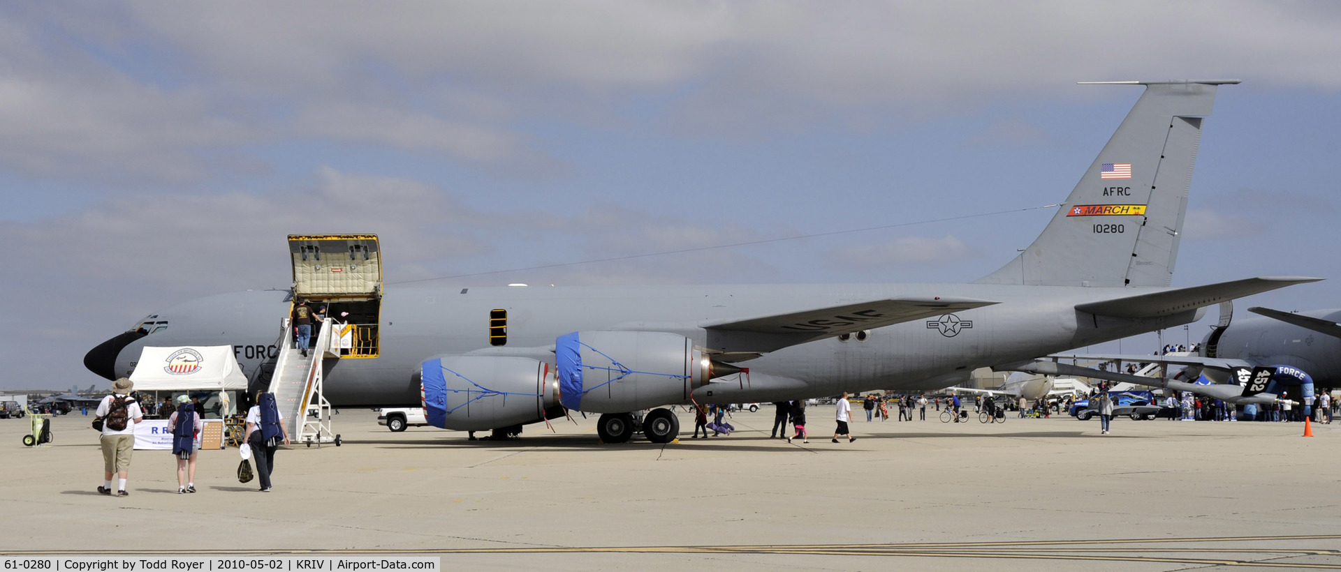 61-0280, 1961 Boeing KC-135R Stratotanker C/N 18187, March Field Airfest 2010