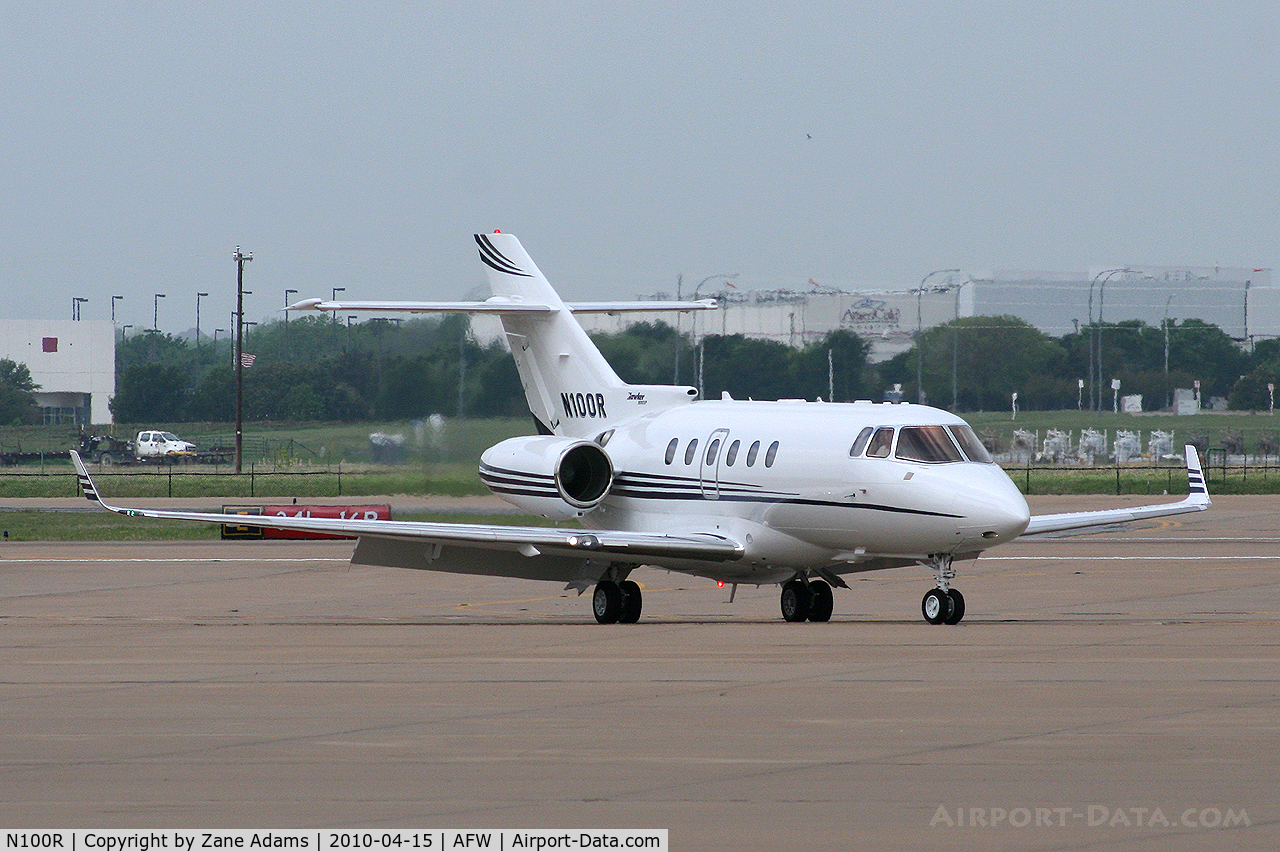 N100R, 2008 Hawker Beechcraft 900XP C/N HA-0076, At Fort Worth Alliance Airport - In town for NASCAR