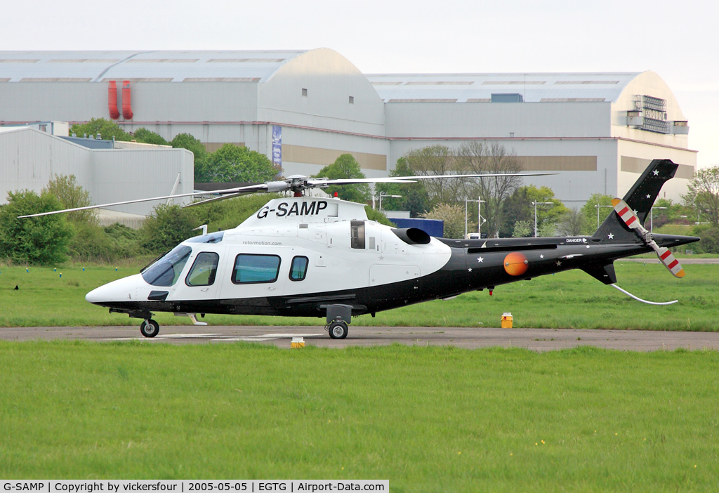 G-SAMP, 2006 Agusta A-109E Power C/N 11673, Rotormotion