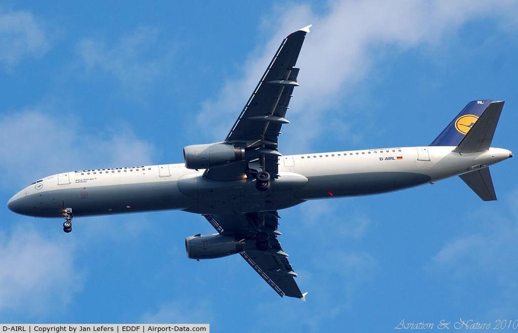 D-AIRL, 1994 Airbus A321-131 C/N 505, Lufthansa