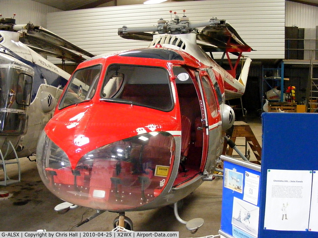 G-ALSX, Bristol 171 Sycamore Mk.3 C/N 12892, at The Helicopter Museum, Weston-super-Mare