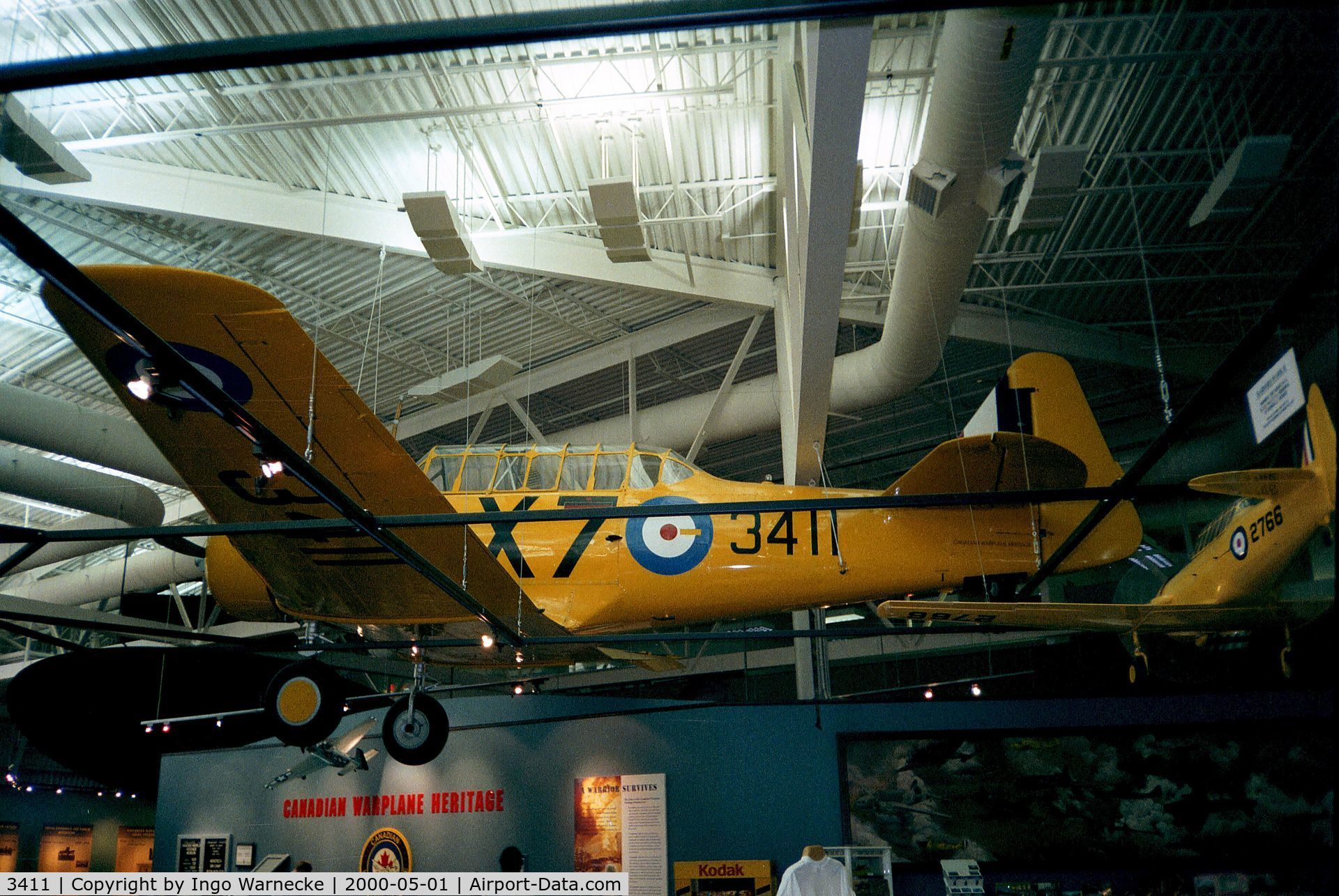 3411, North American NA-64 Yale C/N 64-2167, North American NA-64 Yale 1 of the RCAF at the Canadian Warplane Heritage Museum, Hamilton Ontario