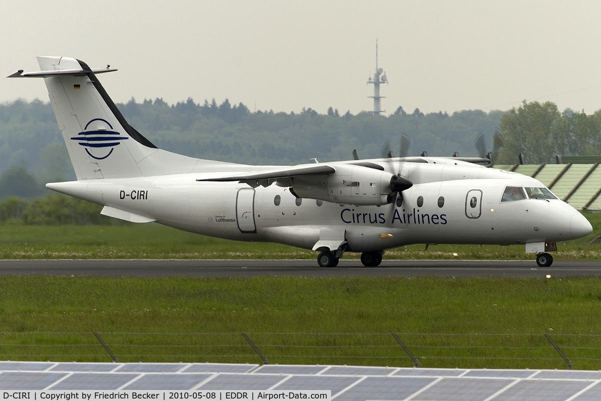 D-CIRI, 1993 Dornier 328-110 C/N 3005, Cirrus Do328-110 leaves the runway