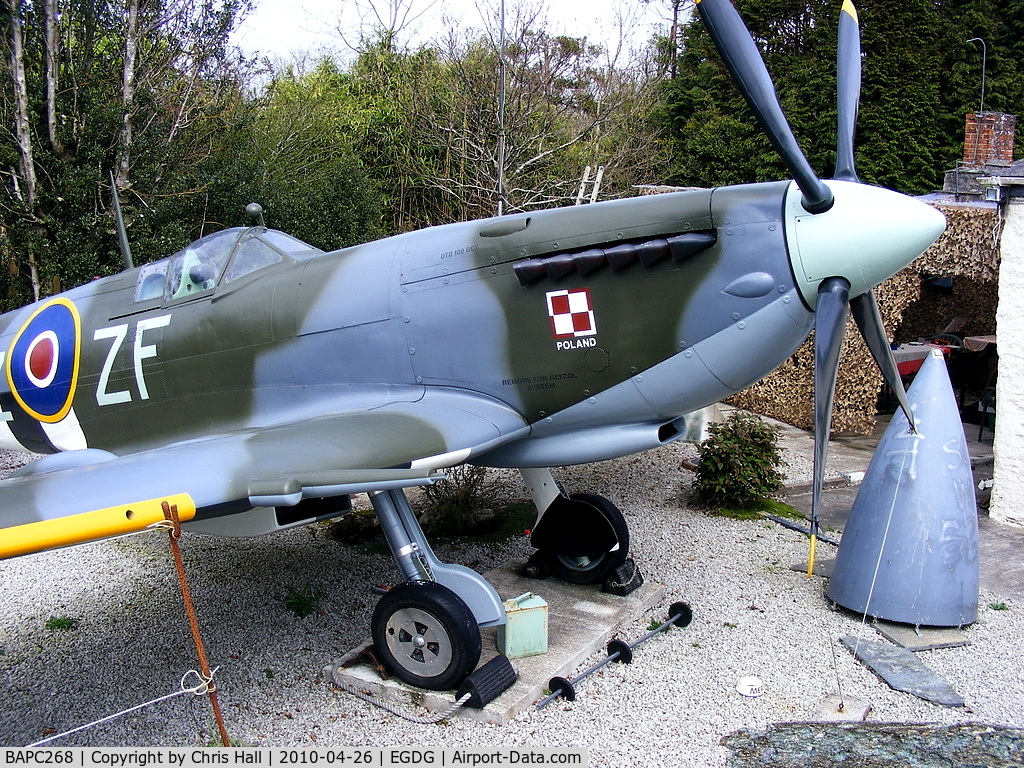 BAPC268, Supermarine 361 Spitfire IX Replica C/N BAPC.268, Supermarine Spitfire IX Replica